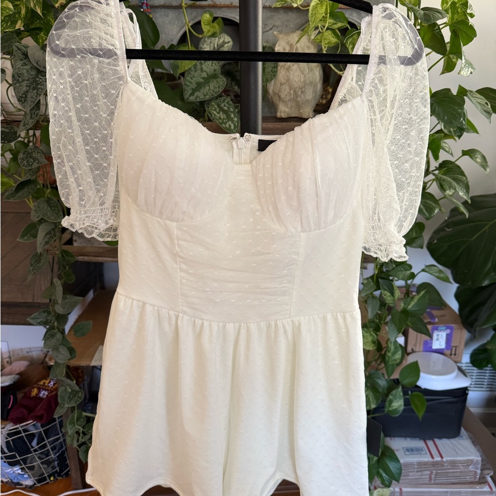 Elegant Cream Women's Top